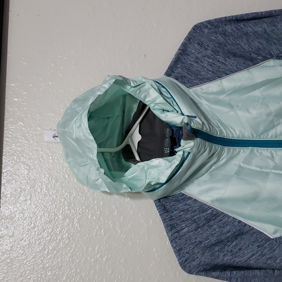 TITLE NINE Quilted Full-Zip Jacket, Color Turquoise, Size S - Picture 12 of 17